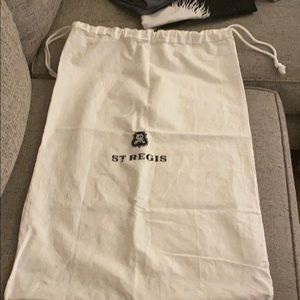 St. Regis White Dust Bag - Large